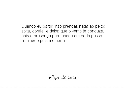 Quando eu partir