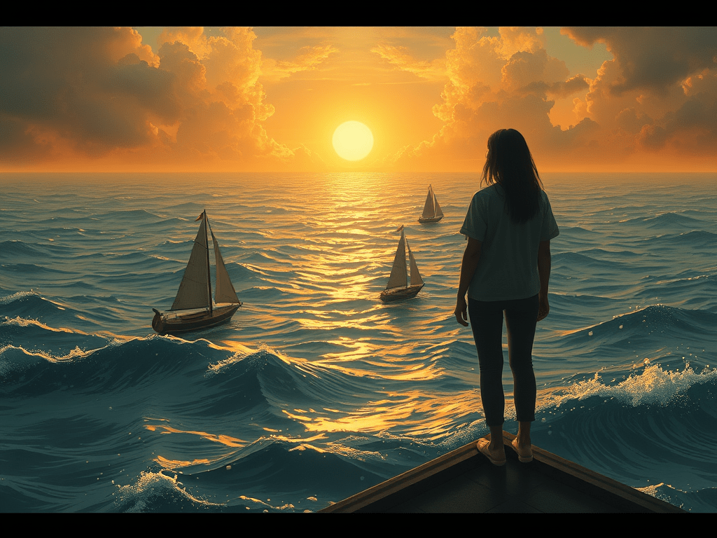 O Olhar Que Navega Entre Saudades